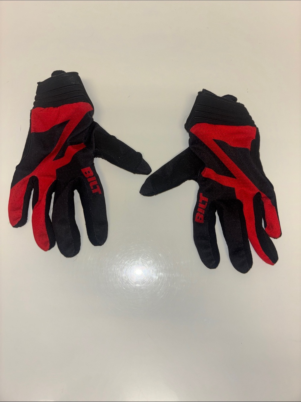 BILT Kids Black and Red Mittens - Youth Winter Gloves dirtbiking mountain biking